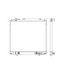 Radiator racire Mitsubishi L300, 09.1996-09.1999 2,4 96kw; Benzina, Manual, Cu/fara AC, tip Calsonic, diametru intrare/iesire 35/35mm, 595x500x26, Cu