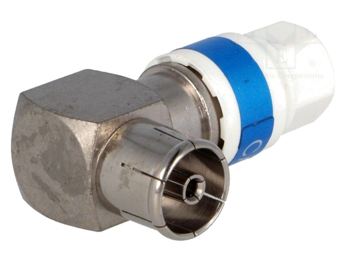 Conector coaxial 9,5mm pe cablu