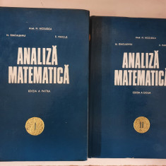 Analiza matematica - M. Nicolescu,N. Dinculeanu,S.Marcus - 2 volume - 1971