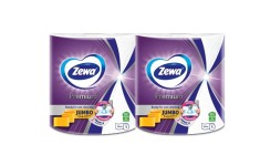 Pachet Prosoape de hartie Zewa Jumbo, 3 straturi, 2 role, 460 foi
