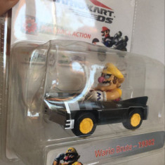 Masinuta Mariokart DS Wario Brute 19302 Nintendo 2009 pull back action colectie