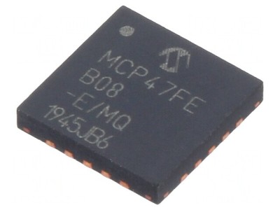 Convertor D/A 8-bit, 8 Canale, 2.7-5.5V, VQFN20, -40&amp;divide;125&amp;deg;C foto