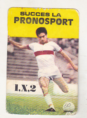 bnk cld Calendar de buzunar - 1984 - Loto Pronosport foto