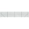 Gard plasa de sarma cu bordura, verde, 1,4x10 m