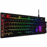 Tastatura HyperX Alloy Origins PBT, Tastatura mecanica, Cablu USB Type-C detasabil, Iluminare RGB, Anti-Ghosting, Negru
