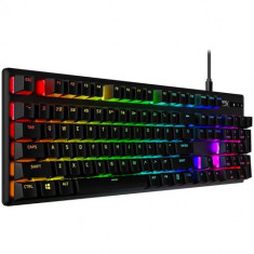 Tastatura HyperX Alloy Origins PBT, Tastatura mecanica, Cablu USB Type-C detasabil, Iluminare RGB, Anti-Ghosting, Negru