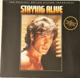 Various &ndash; Staying Alive ( soundtrack ) _ NM / NM vinil, LP, disc muzica pop rock, disco _ RSO, Olanda, 1983 _ Bee Gees