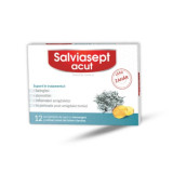 Salviasept Acut fara zahar, 12 comprimate, Zdrovit