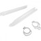 Aparatori telescoape fata Kawasaki KX125+250/96-03+KX500/96-01, albe Cod Produs: MX_NEW KA03704280