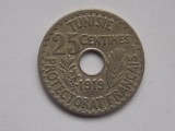 25 CENTIMES 1919 TUNISIA-XF, Africa