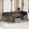 vidaXL Set de masă pentru grădină 7 pcs Gri și Brown 100 x 55 x 73 cm 3349845