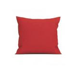 Perna decorativa patrata, 40x40 cm, pentru canapele, plina cu Puf Mania Relax, culoare rosu, Palmonix
