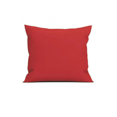 Perna decorativa patrata, 40x40 cm, pentru canapele, plina cu Puf Mania Relax, culoare rosu foto