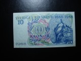 SUEDIA 10 KRONOR 1968 XF+