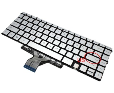 Tastatura HP Argintie SG-A2600-XU iluminata layout US fara rama enter mic foto