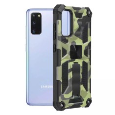 Husa Samsung Galaxy S20 Antisoc Cu Inel Stand Army TechBlzr