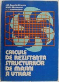 Calcule de rezistenta structurilor de masini si utilaje &ndash; I. N. Constantinescu