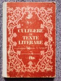 Culegere de texte literare clasele V-VIII, vol II, Vasile Teodorescu, 1983, 320p