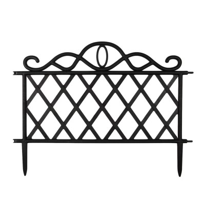 Gardulet din plastic Green Garden, lungime 570 cm, Negru foto