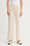 United Colors of Benetton pantaloni de trening culoarea bej, uni, 3Y2F3F04K