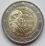 Portugalia 2 euro 2010 UNC - 100th Anniversary of the Republic - km 796 - E001, Europa