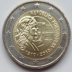 Portugalia 2 euro 2010 UNC - 100th Anniversary of the Republic - km 796 - E001