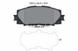 Set placute frana TEXTAR 2445101