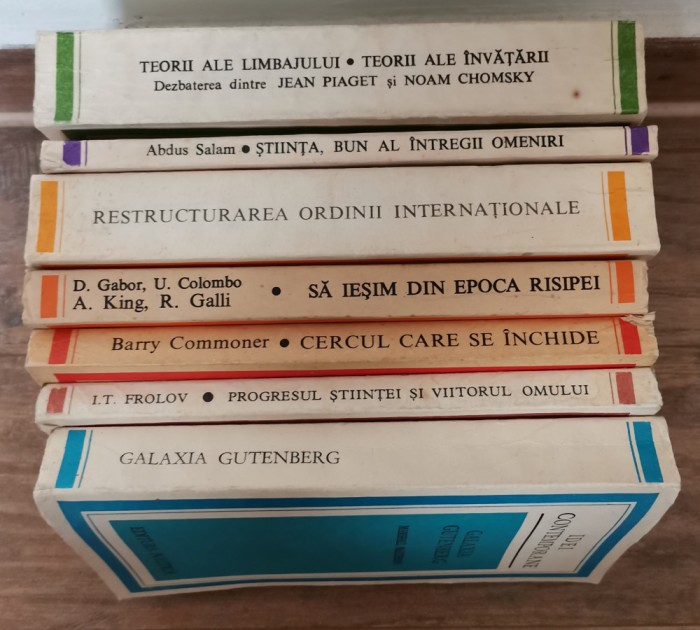 Lot 7 volume Editura Politica Idei Contemporane, anii 80