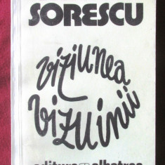 "VIZIUNEA VIZUINII - Roman intr-o doara", Marin Sorescu, 1982