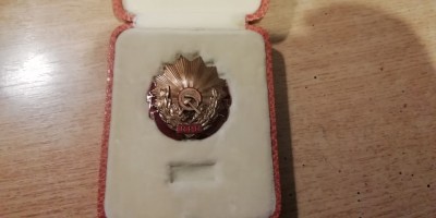 MD20 - NR 39 - ORDINUL MUNCII CLASA A 3-A - RPR foto