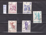 TSV @ - 1963 LP 569 CAMPIONATELE EUROPENE DE VOLEI, ȘTAMPILAT