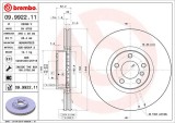 BREMBO 09.9922.11 PRIME LINE - UV Coated Disc frana