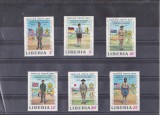 A12 S3 12 - Timbre foarte vechi - Liberia - uniforme militare, Militar, Stampilat