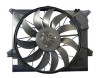 GMV radiator electroventilator Mercedes Clasa M (W164), 2005-2012, ML280/ML300/ ML320 CDI, motor 3.0 CDI, diesel, 850 W; 530 mm; 4 pini; cu modul de