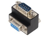 Adaptor DELOCK D-Sub 9 pini 270&deg; priză sus/jos cod 65267