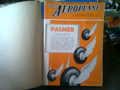 REVISTA THE AEROPLANE - 6 NUMERE/1940 foto
