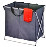 Cos de Rufe Hedura, 120 L, 2 Compartimente, 58 x 58 x 38 cm, Pliabil