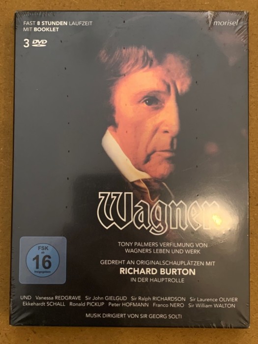RICHARD BURTON - Wagner - 3 DVD-uri Originale Noi Sigilate - Engleza