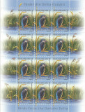 Rom&acirc;nia, LP 1827/2009, Păsări din Delta Dunării, minicoli, MNH