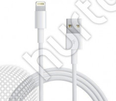 Cablu USB white 2M iPhone 5 Lightning iPad 4 iPod foto