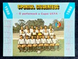 Fotografie calendar Sportul Studentesc 1989