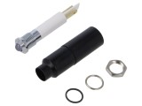 Lampă LED de control albă convexă 230VAC &Oslash;8,2mm IP67 metal - SIGNAL-CONSTRUCT