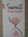 Toate Numele - Jose Saramago - Polirom, 2011, Top 10+, Romana, 238 Pagini, Paperback