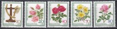Elvetia 1982 - Pro Juventute - Ziua timbrului - Trandafiri, MNH foto
