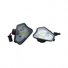 Set 2 lampi led sub oglinda 6000k pentru Mercedes Benz Class A B C E S