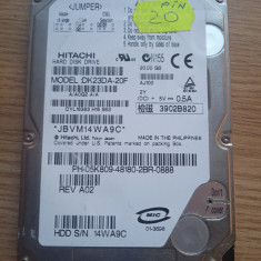 Hdd laptop IDE 20-30-40 GB - 3 bucati defecte