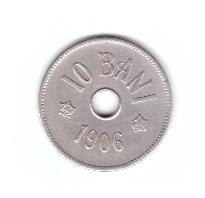 Moneda 10 bani 1906, stare buna, curata