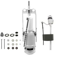 Mecanism pentru rezervor vas WC cu buton, ELEFANT EDD137 Innovative ReliableTools