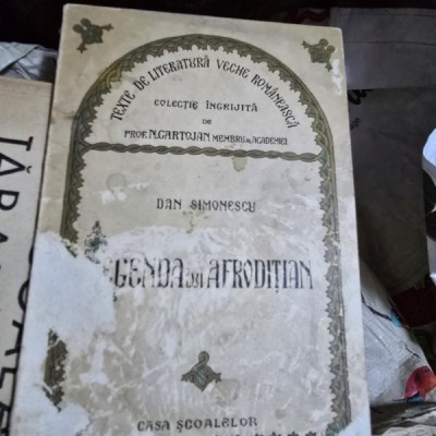 LEGENDA LUI AFRODITIAN - DAN SIMONESCU foto