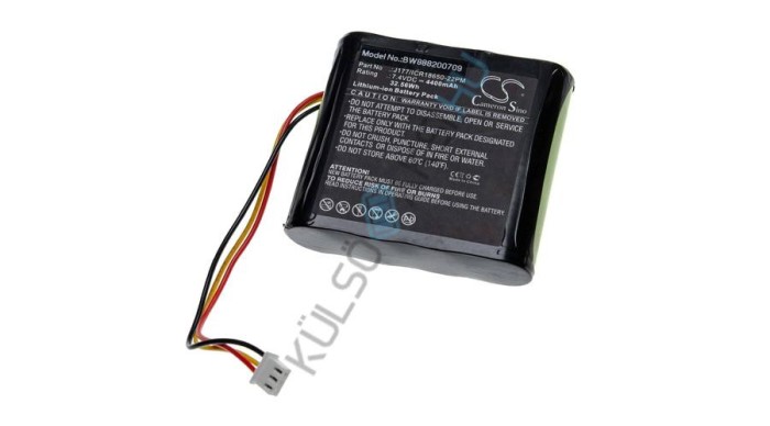 Bateria VHBW &icirc;nlocuiește Braven J177/ICR18650-22PM, AE18650CM1-22-2P2S pentru difuzor Braven etc. - Li-Ion 4400 mAh